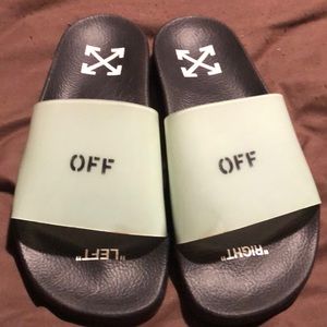 Off White Pool Sandals